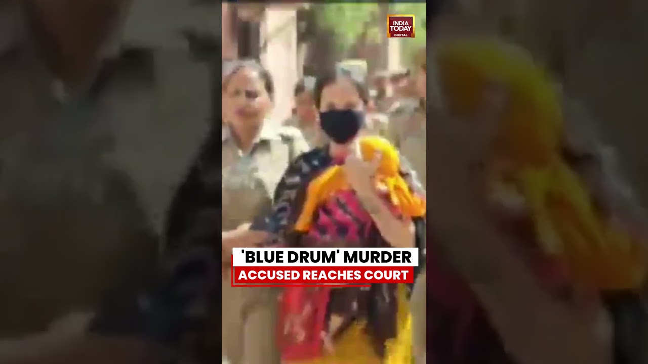 Meerut &lsquo;Blue Drum&rsquo; Murder Case: Accused Muskan, Sahil Produced In Court #bluedrum #meerut