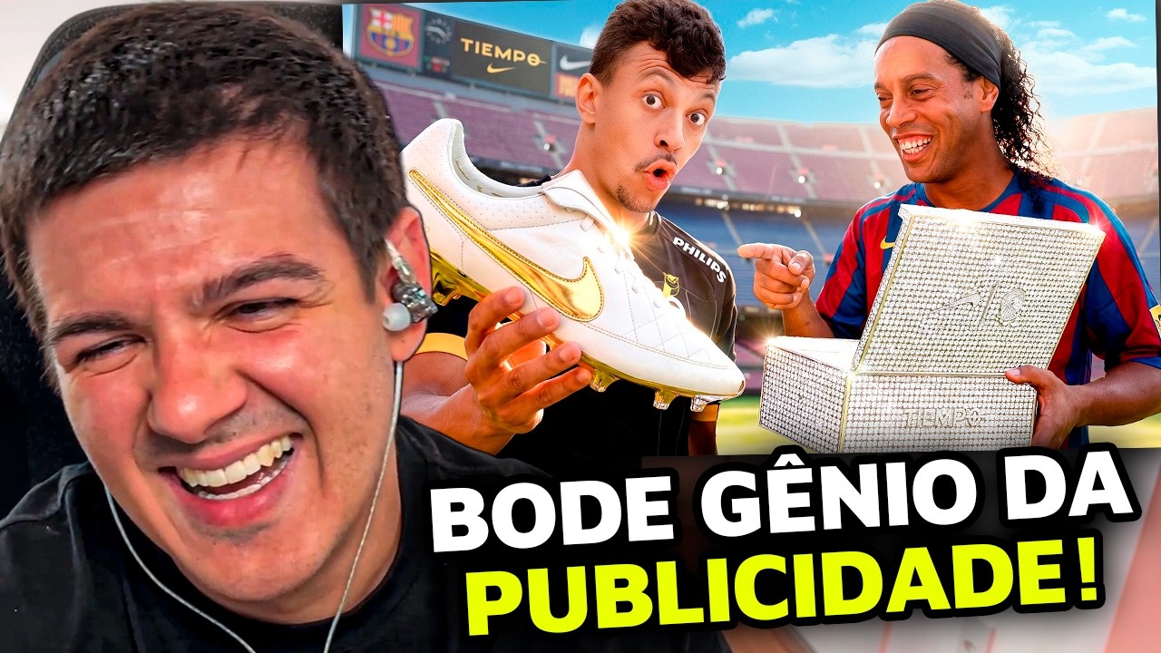 CHUTEIRA DO RONALDINHO DE R$ 2300 REAIS! - wardi REACT!