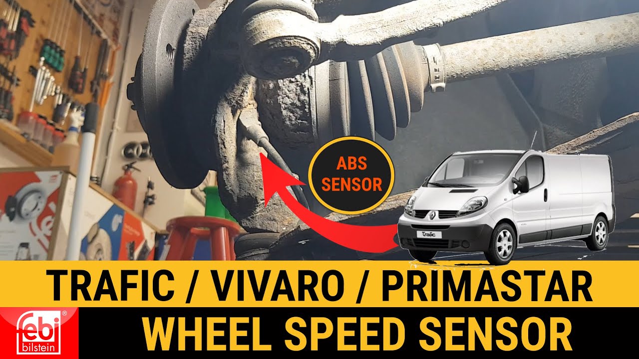Как заменить датчик скорости колеса Как заменить датчик ABS Renault Trafic Vauxhall Vivaro Primastar