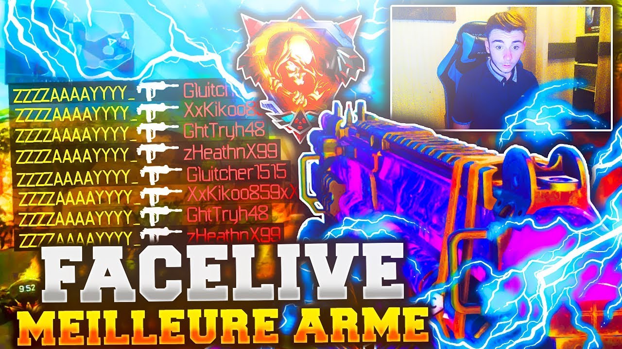 MON PREMIER FACELIVE AVEC LA MEILLEURE ARME DE BLACK OPS 3! DINGUERIES EN LIVE!