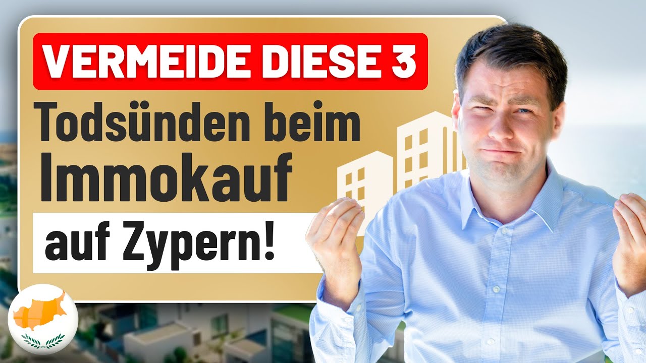 Die 3 schlimmsten Fehler beim Immobilienkauf auf Zypern. #auswandern #immobilien #zypern