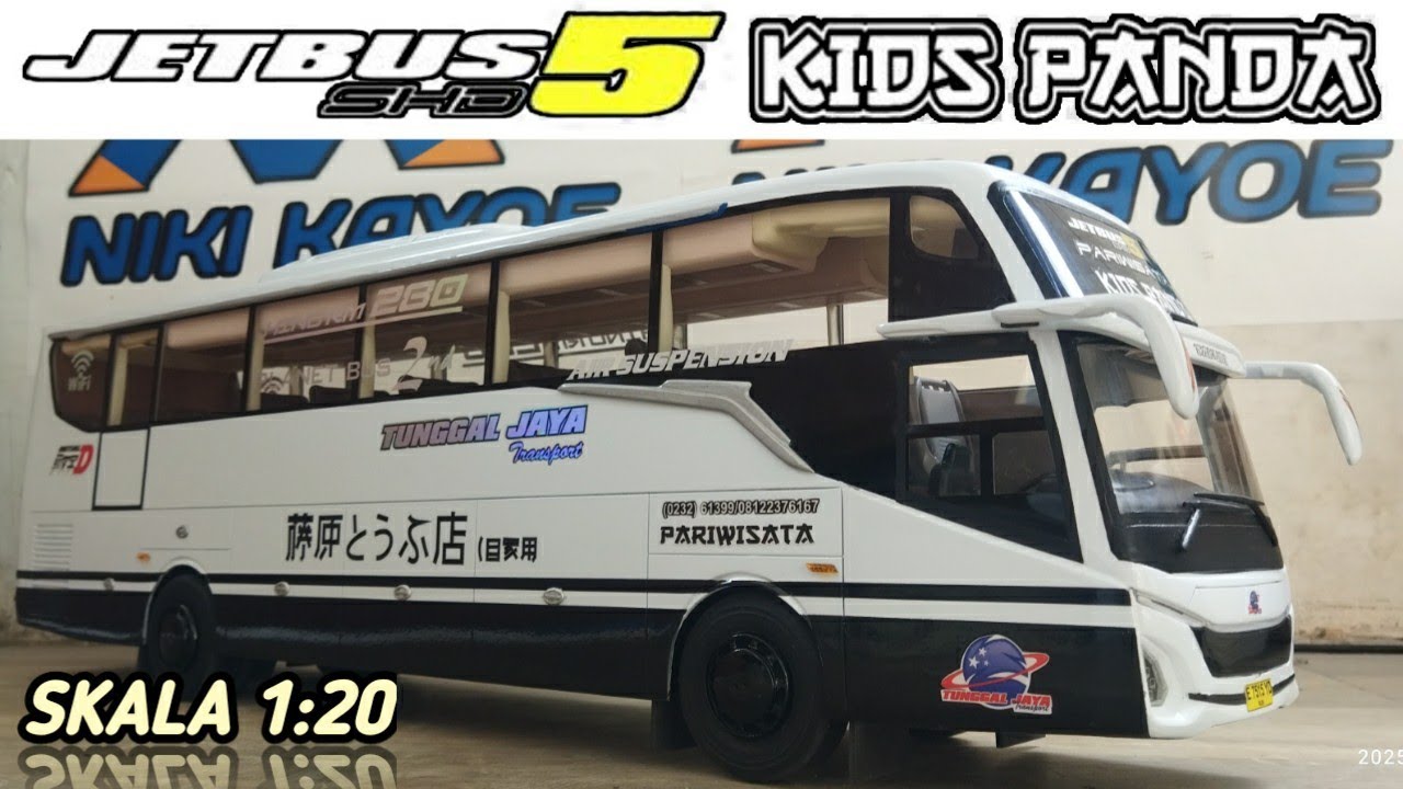 MINIATUR JETBUS 5 TUNGGAL JAYA KIDS PANDA