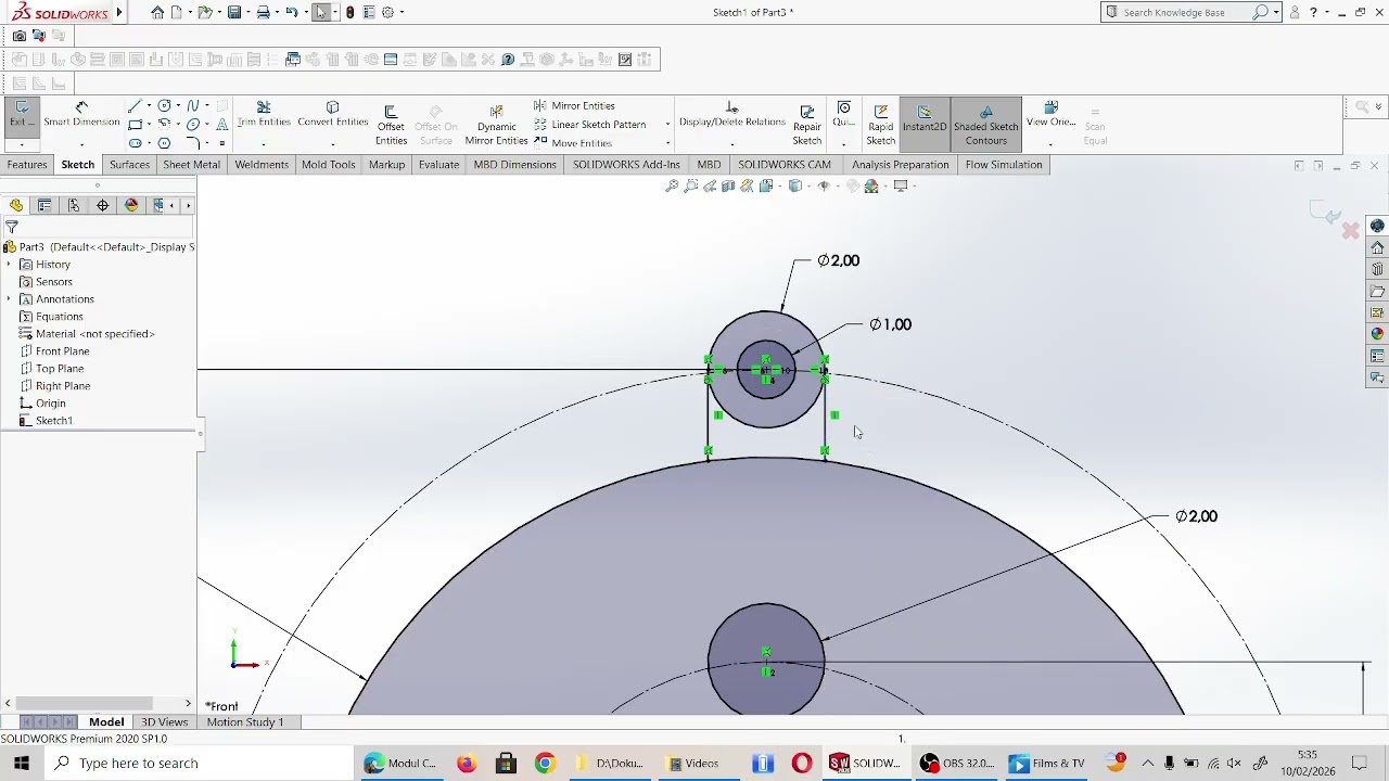 Latihan 2 CAD cara Lain