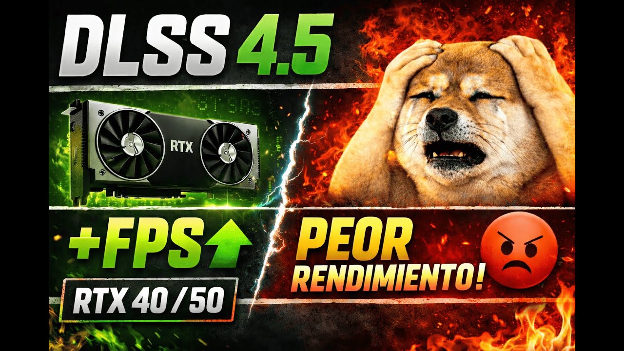 La verdad sobre DLSS 4.5: más FPS o más lag? 🤖🔥