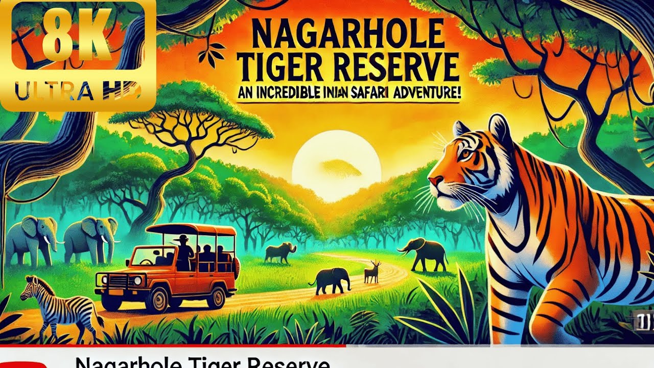 Nagarhole Tiger Reserve: An Incredible Indian Safari Adventure in 8k! #wildlife #nature #8k