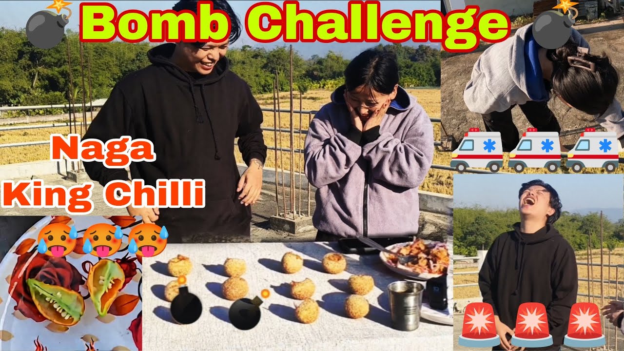 TikTok Bomb Challenge 💣/Нага Король Чили в Пани Пури 🥵🥵🥵