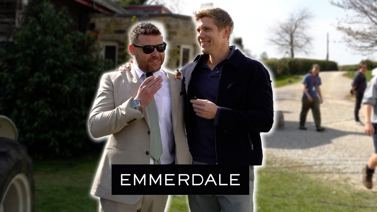 Ryan Hawley and Danny Miller Are Reunited | Emmerdale