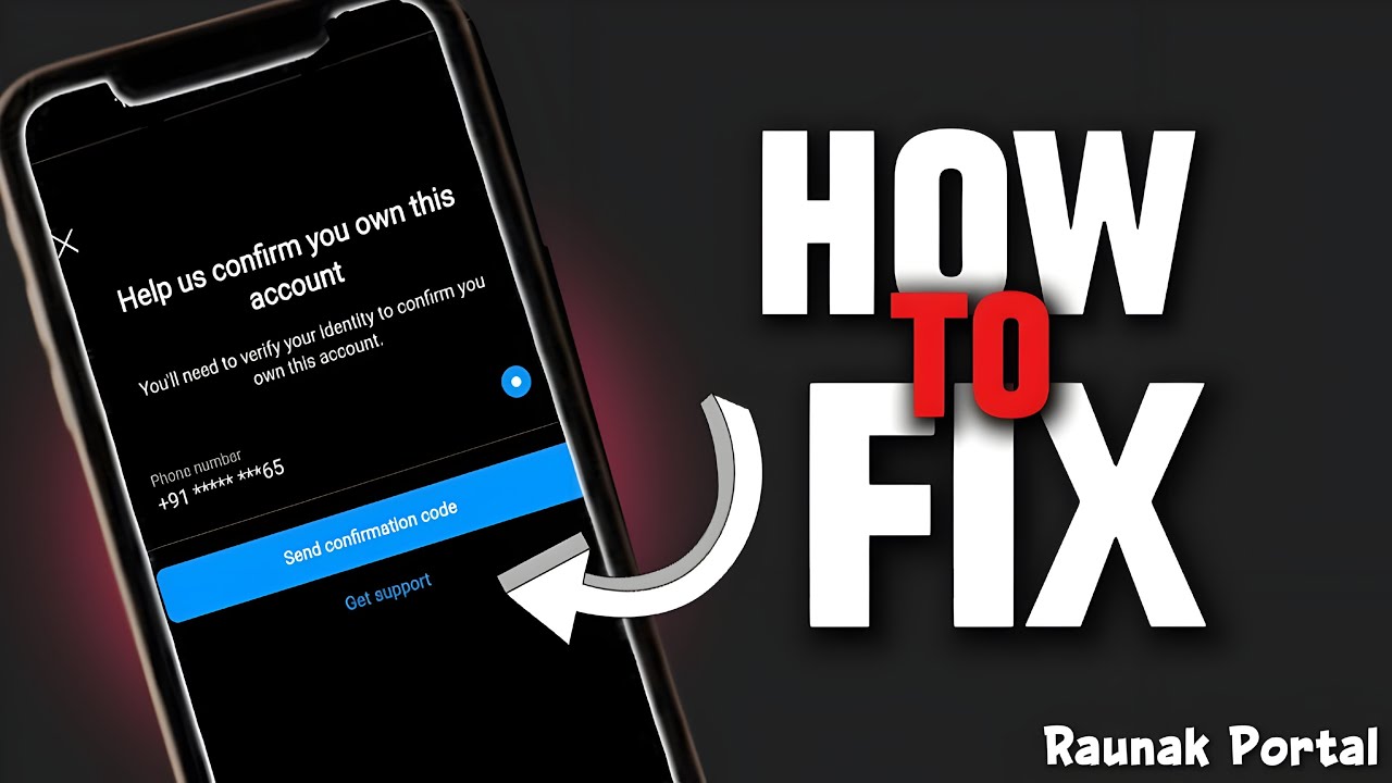 Help us confirm you own this account instagram problem || #youtube #instagramrecovery #raunakportal 