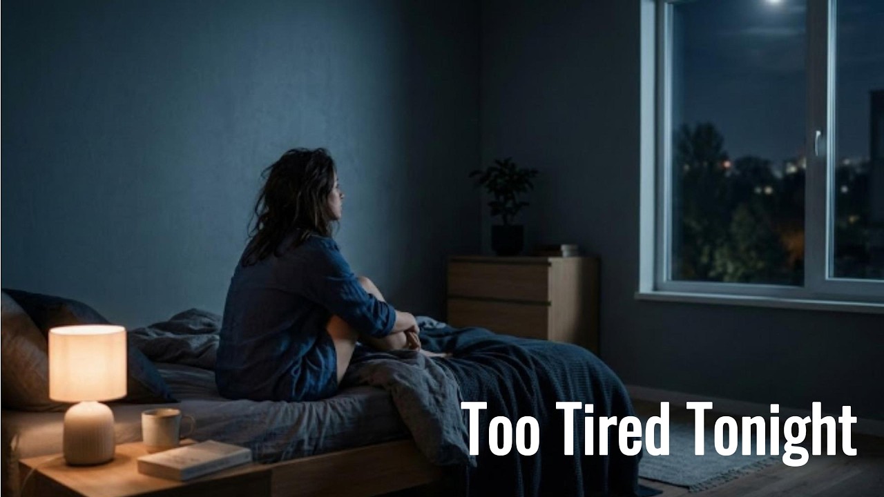 When You’re Too Tired to Think | A Calm Night Story