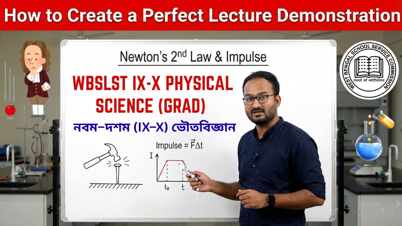 How to Give a Perfect Demo Class | WBSLST Physical Science Interview IX-X (Grad)  @Physics Hub