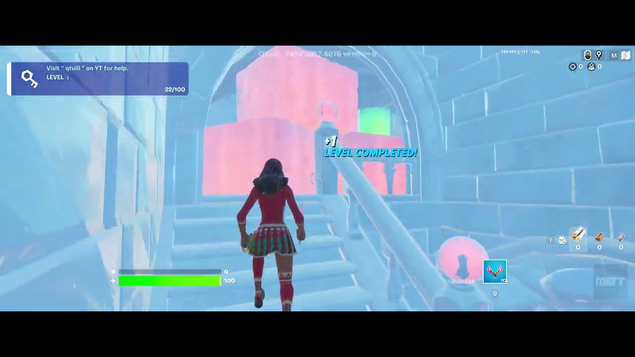 How YOU Can Complete Levels 21,22,23,24,25 in Fortnite Christmas ESCAPE ROOM 🎅🏼 by qtuiii? Tutorial