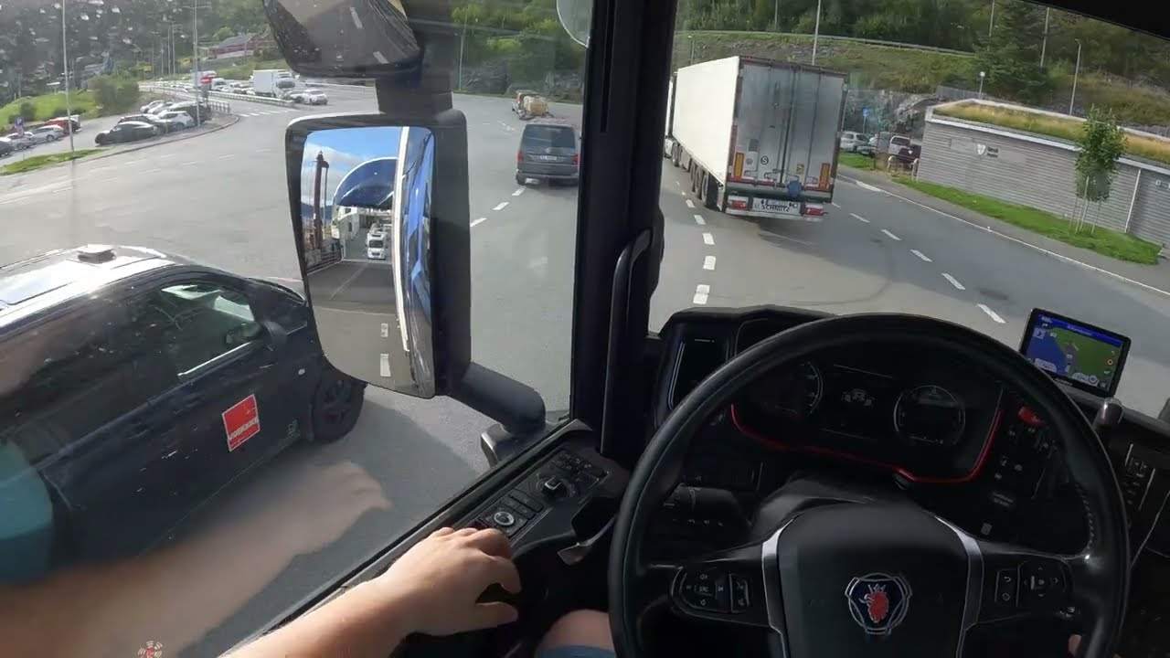 POV Driving Scania S580 V8 Trondheim - Flakk - Rørvik - Leksvik, Norway