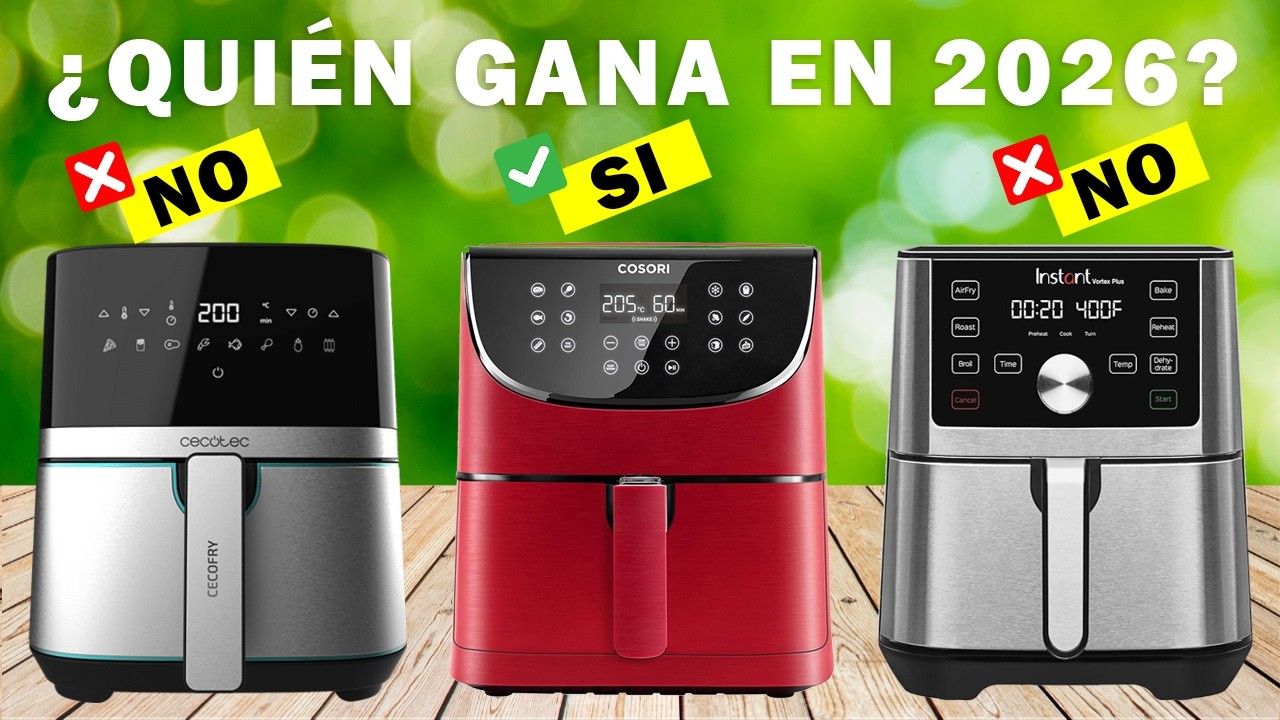 Las 5 MEJORES Freidoras de Aire CALIDAD PRECIO 2025