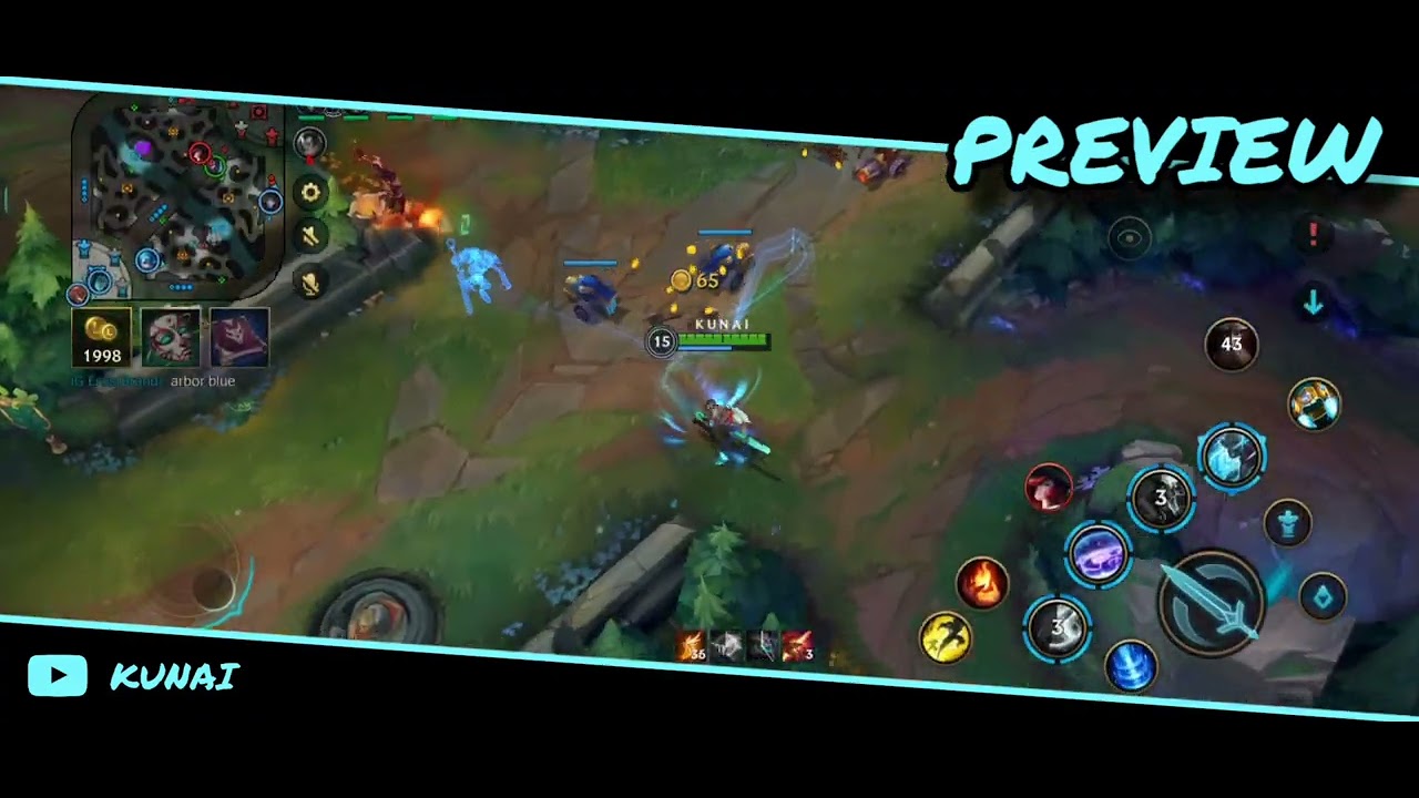 #39 @kunaiwr WILD RIFT GAMEPLAY SOLO LANE EKKO VS YONE