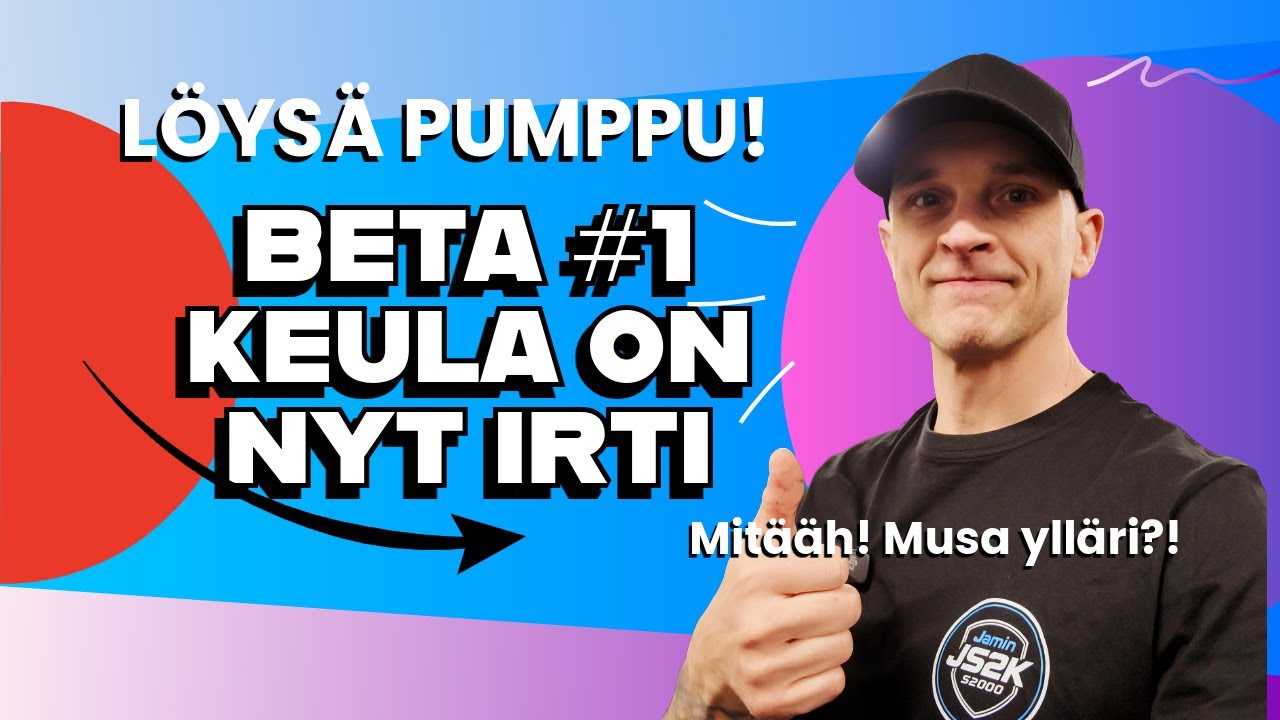 Beta#1 KEULA IRTI JA LÖYSÄ PUMPPU AHDISTAA