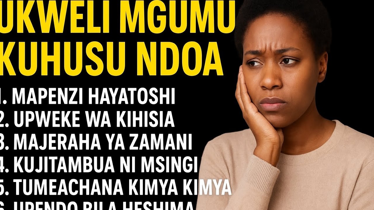 UKWELI KUHUSU MAISHA YA NDOA.