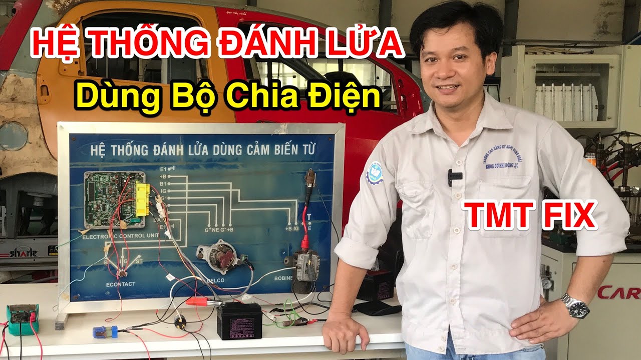 Hệ hống đánh lửa trên ô tô - Phần 5 - Cách đi dây Hệ thống Đánh lửa điện tử dùng bộ chia điện