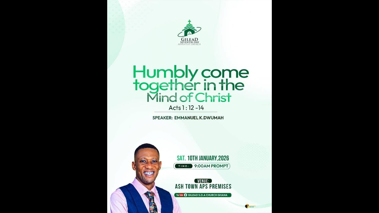 SABBATH WORSHIP || Humbly Come Together In The Mind of Christ