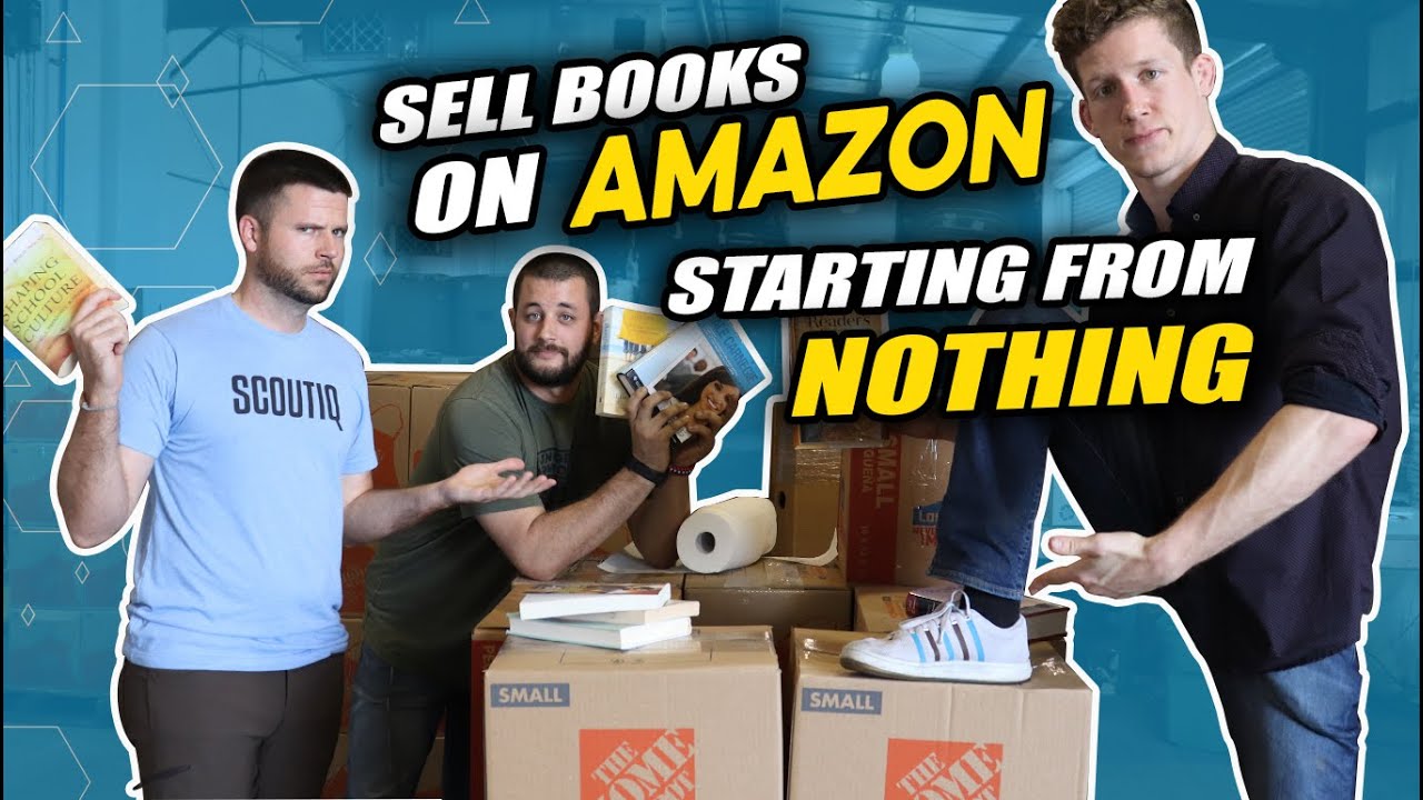 How to Sell Books on Amazon Starting from Nothing