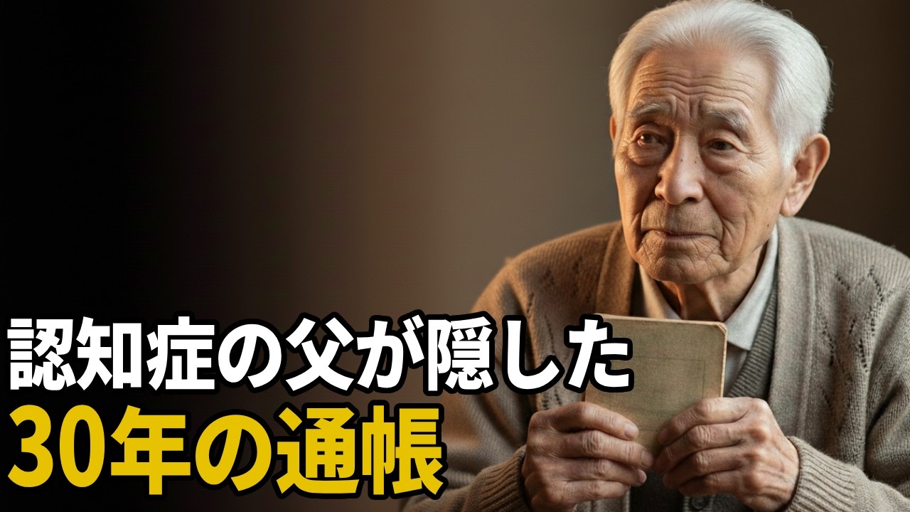 【話半】認知症の父を施設へ…と決めた夜、隠していた通帳を渡された→30年の 