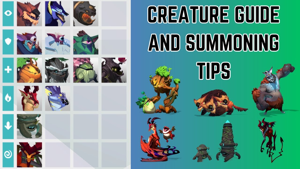 Creature Guide and Summoning Tips for GIGANTIC: RAMPAGE EDITION - What are Creatures?