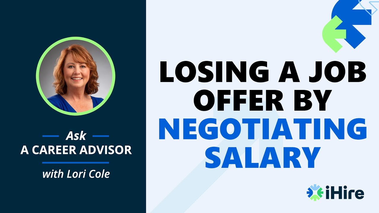 Ask a Career Advisor | Can You Lose a Job Offer by Negotiating Salary?