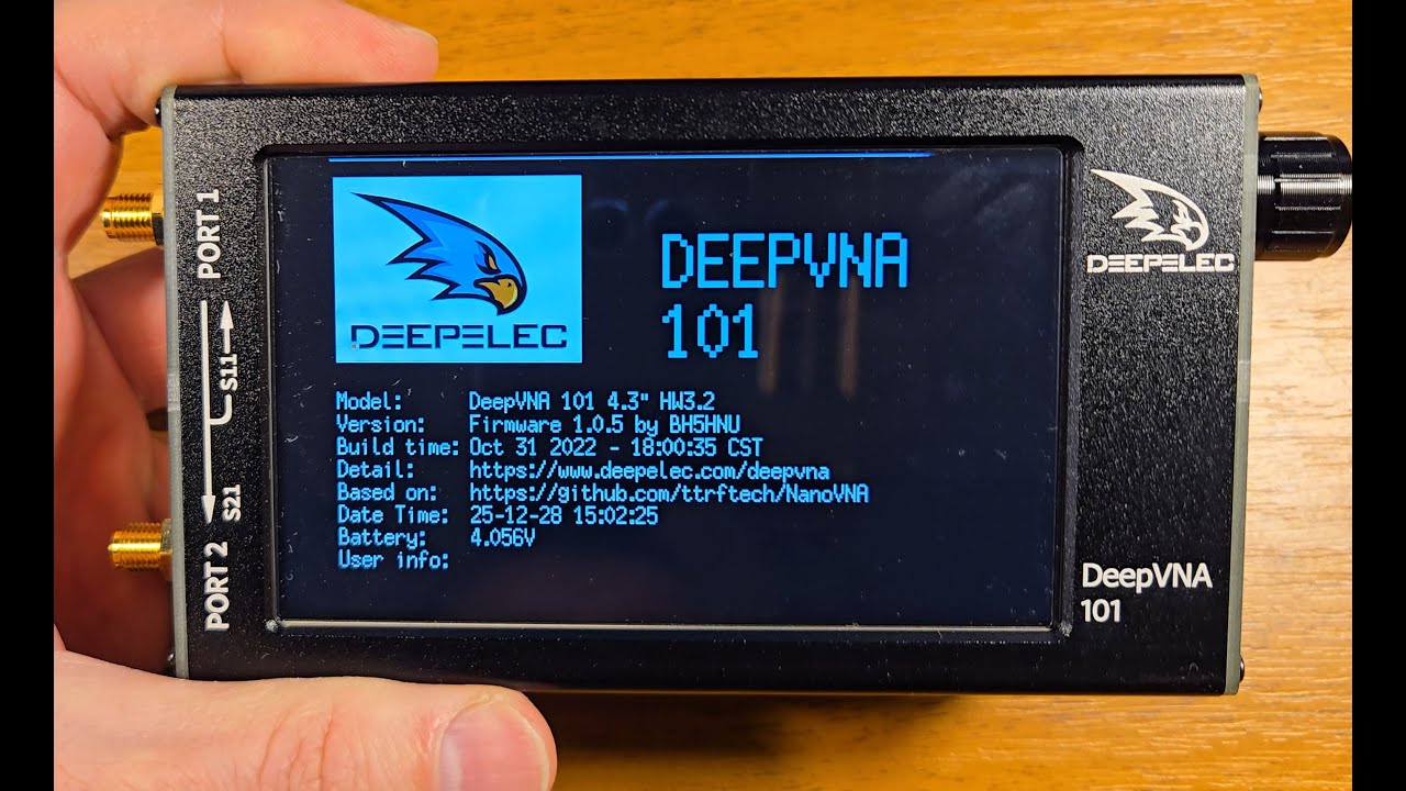 DeepVNA 101 краткий обзор и калибровка