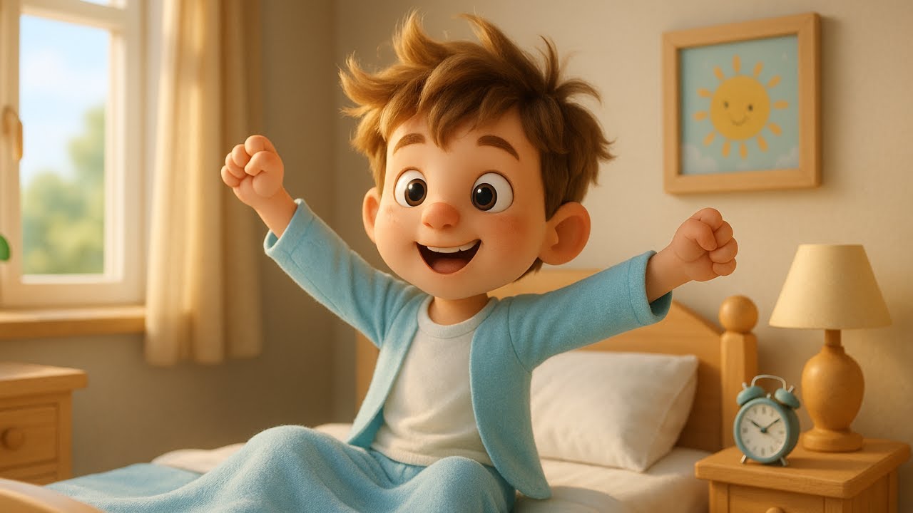 Stretch to the Sun 🌞 | Morning Song for children | Calm Wake-Up Nursery Rhyme | KID Ventura TV #Kids