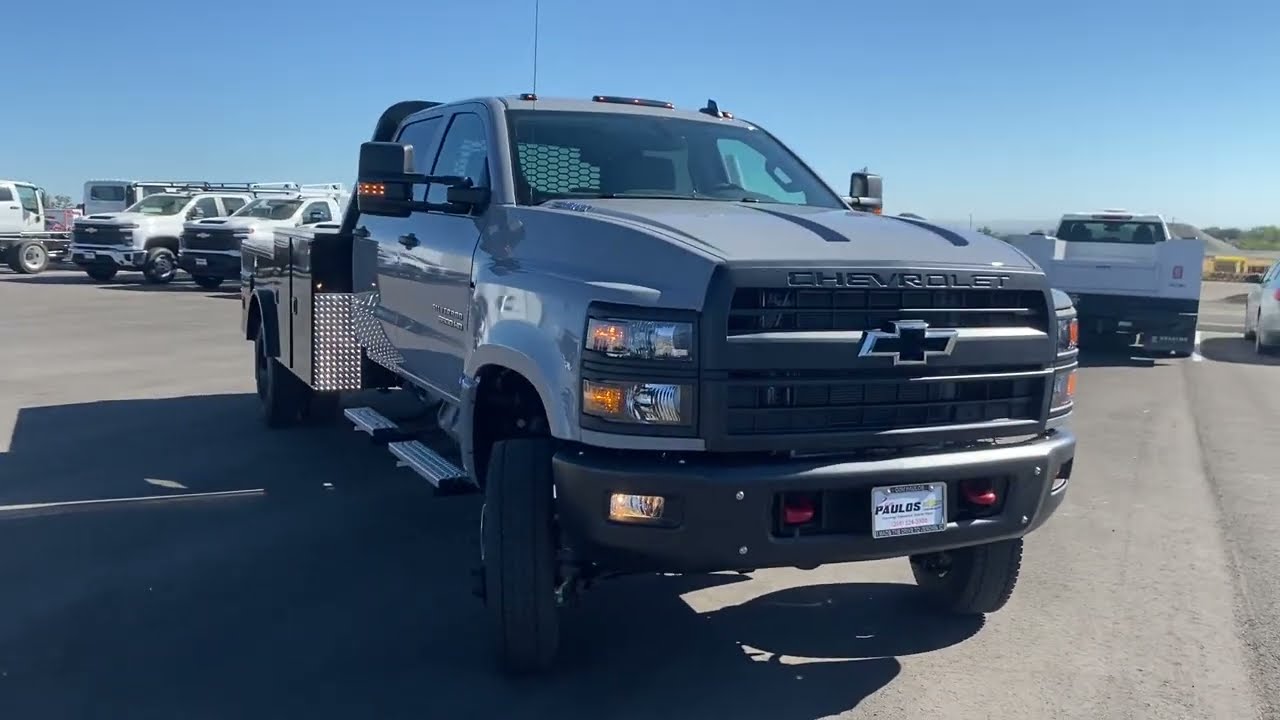 2024 Chevy Silverado 5500 HD PGTD Knapheide Bed Slate Grey