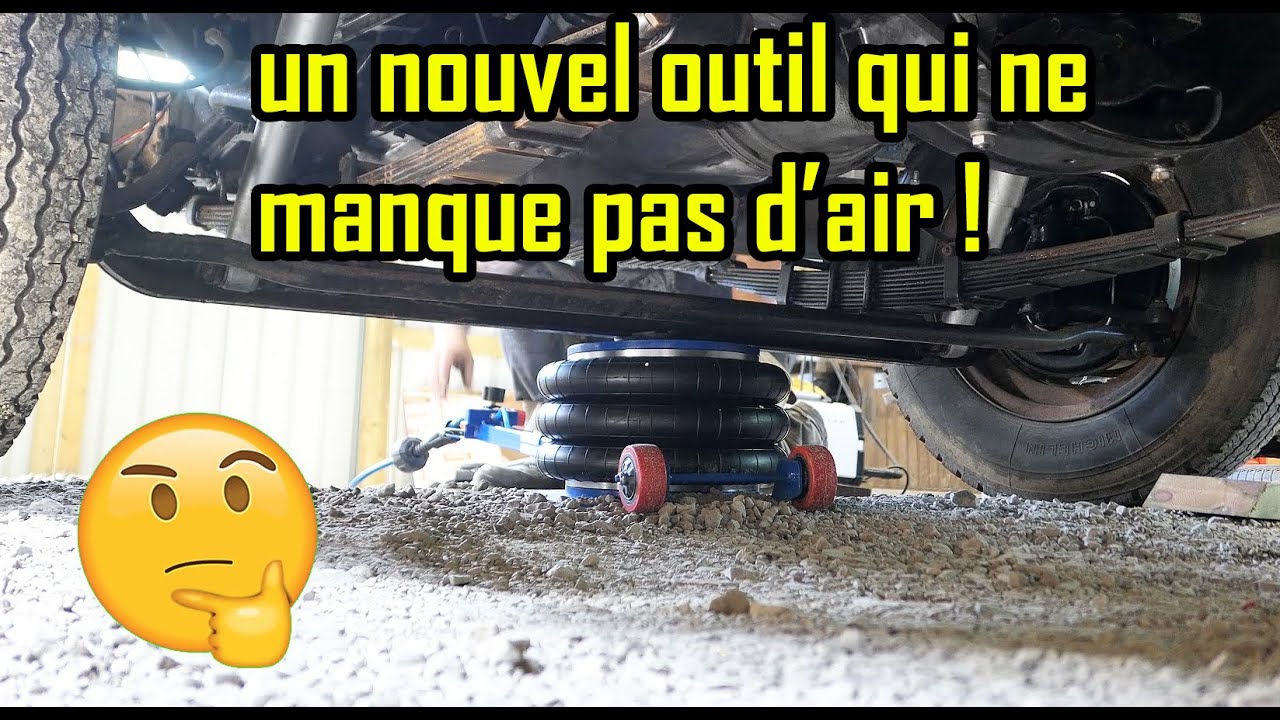 Un nouvel outil qui ne manque pas d'air ! 💨🛠️ Cric Pneumatique Vevor 5T
