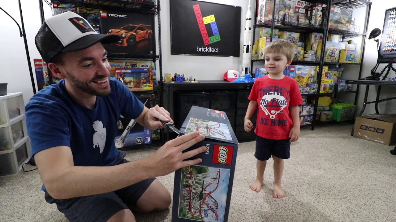 LEGO ROLLER COASTER UNBOXING FAIL!