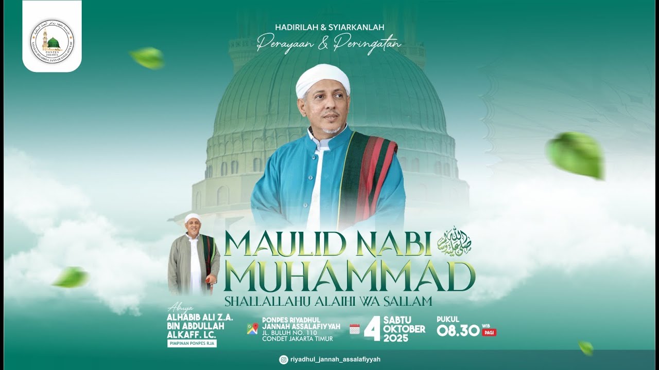 Berlangsung Peringatan Maulid Nabi Muhammad SAW di Pondok Pesantren Riyadhul Jannah Assalafiyyah