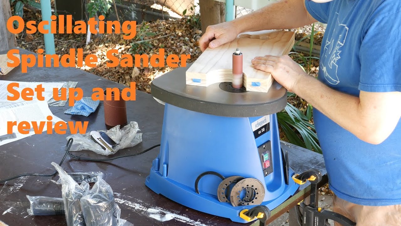 Oscillating Spindle Sander Setup and Review