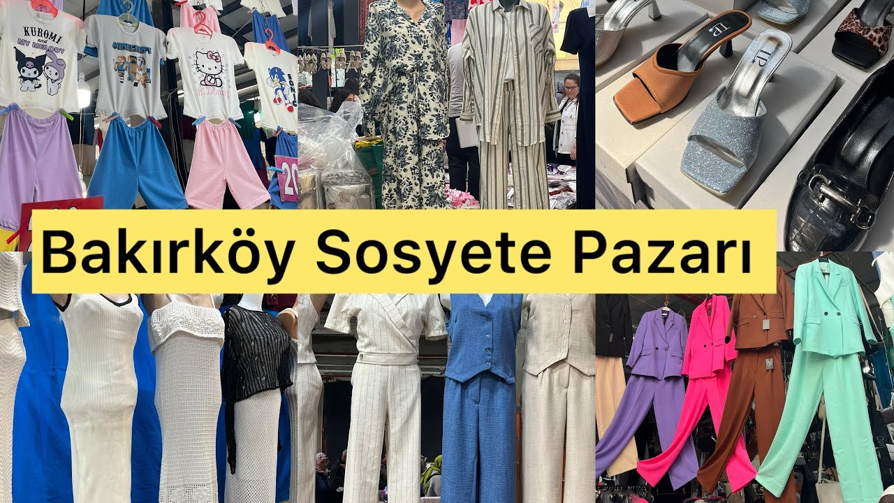 BAKIRKÖY SOSYETE PAZARI 🛍️🛒26 Nisan Cumartesi 🗓️Keyifli Seyirler 🌺