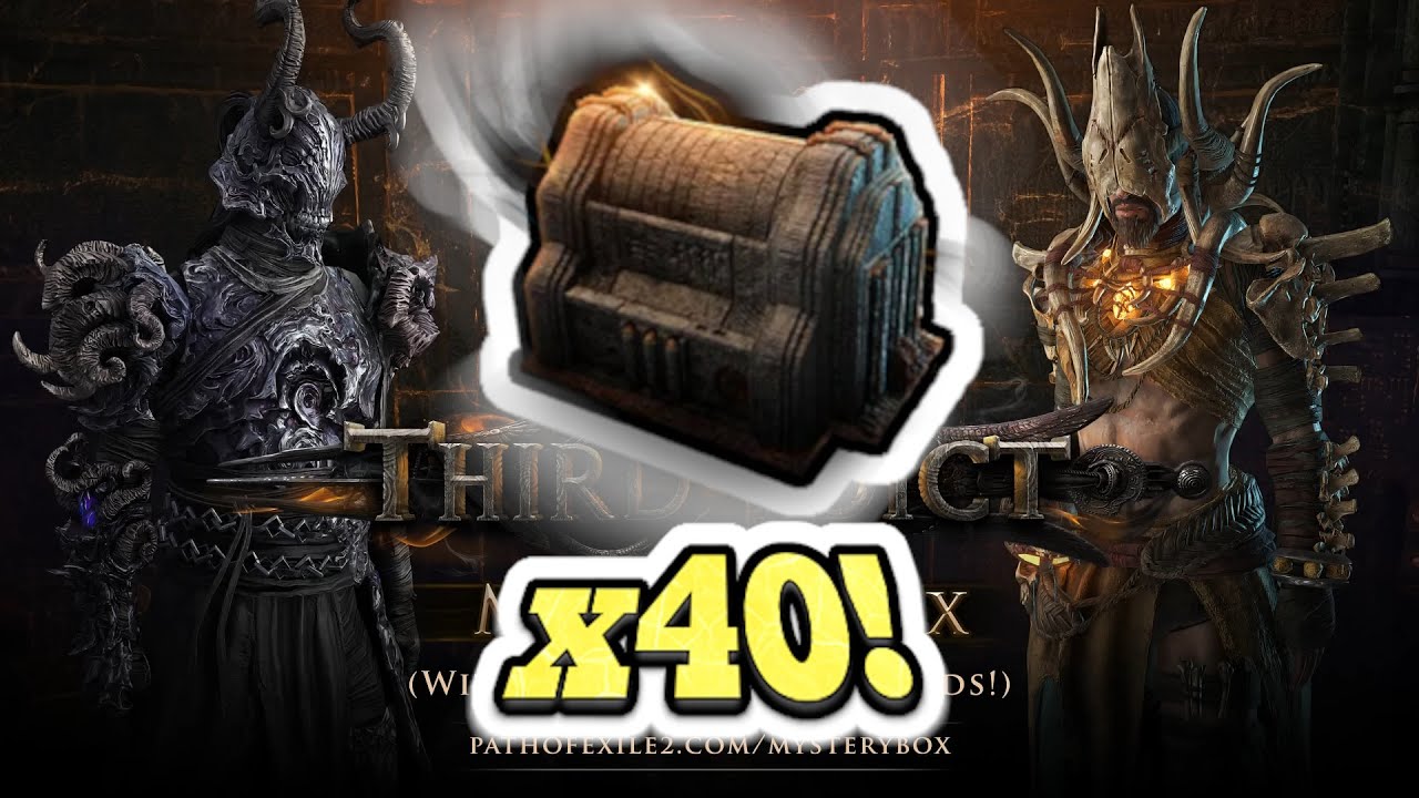Открываю 40 таинственных коробок Третьего Эдикта! Path of Exile: Лига Хранителей Пламени!