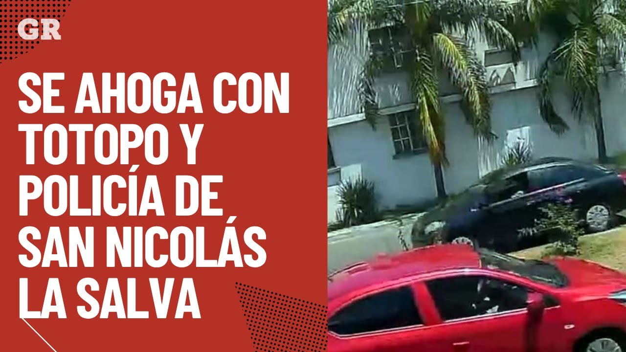 Policía de San Nicolás salva a una mujer que se estaba ahogando | Monterrey