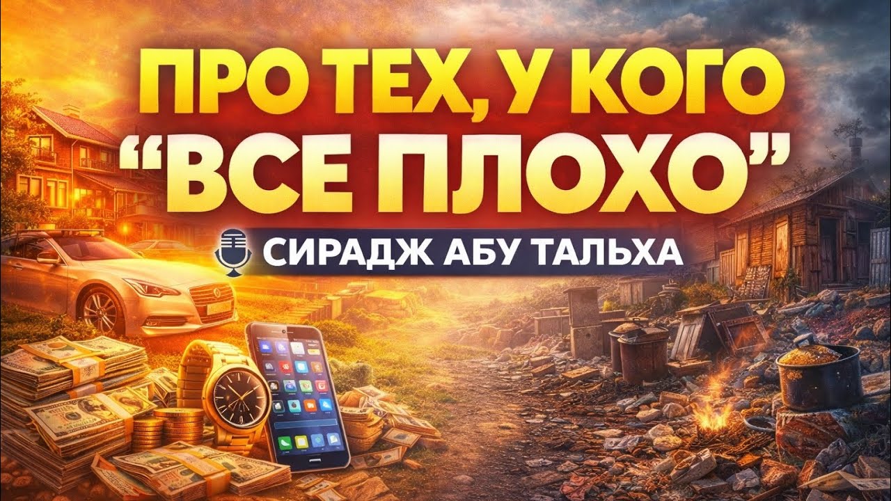Про тех, у кого «ВСЕ ПЛОХО» || Сирадж Абу Тальха