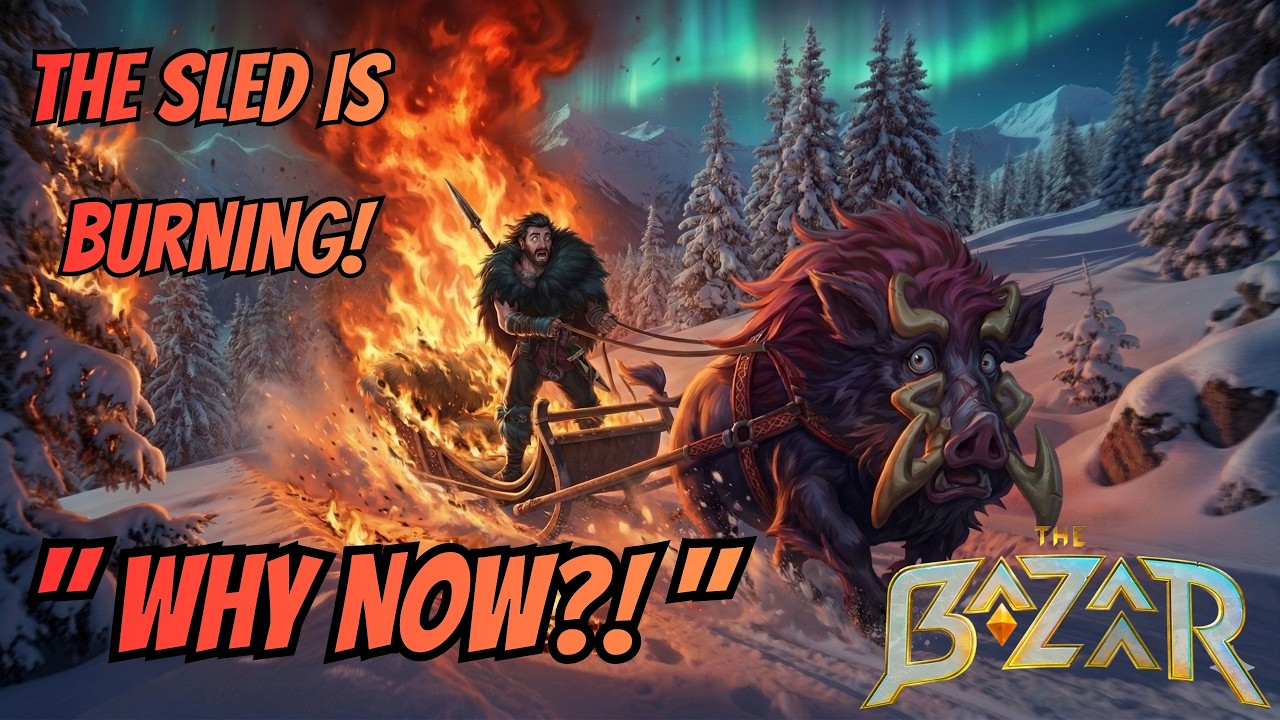 Ep.16 The Bazaar Karnok Gameplay-The Most Heartbreaking Loss: I Should Have Won This. Hunter's Sled