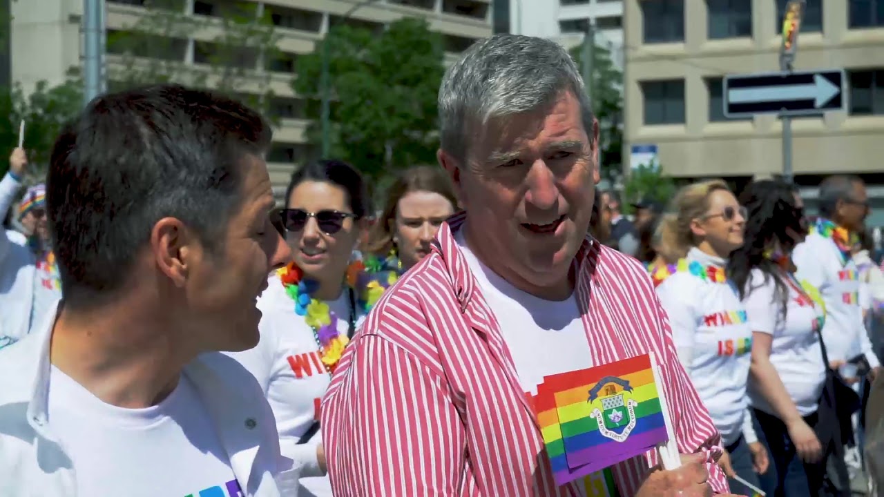 2018 Pride Walk in Downtown Winnipeg