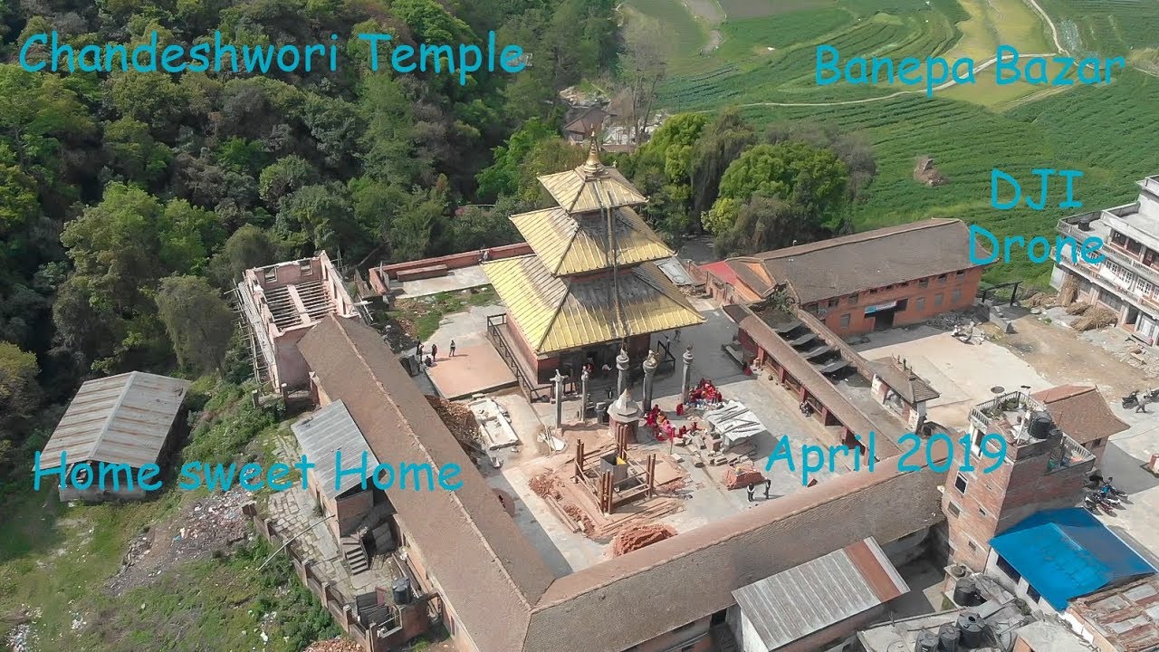 Banepa | Chandeshwori Temple | Aerial Footage vlog v0.1.0