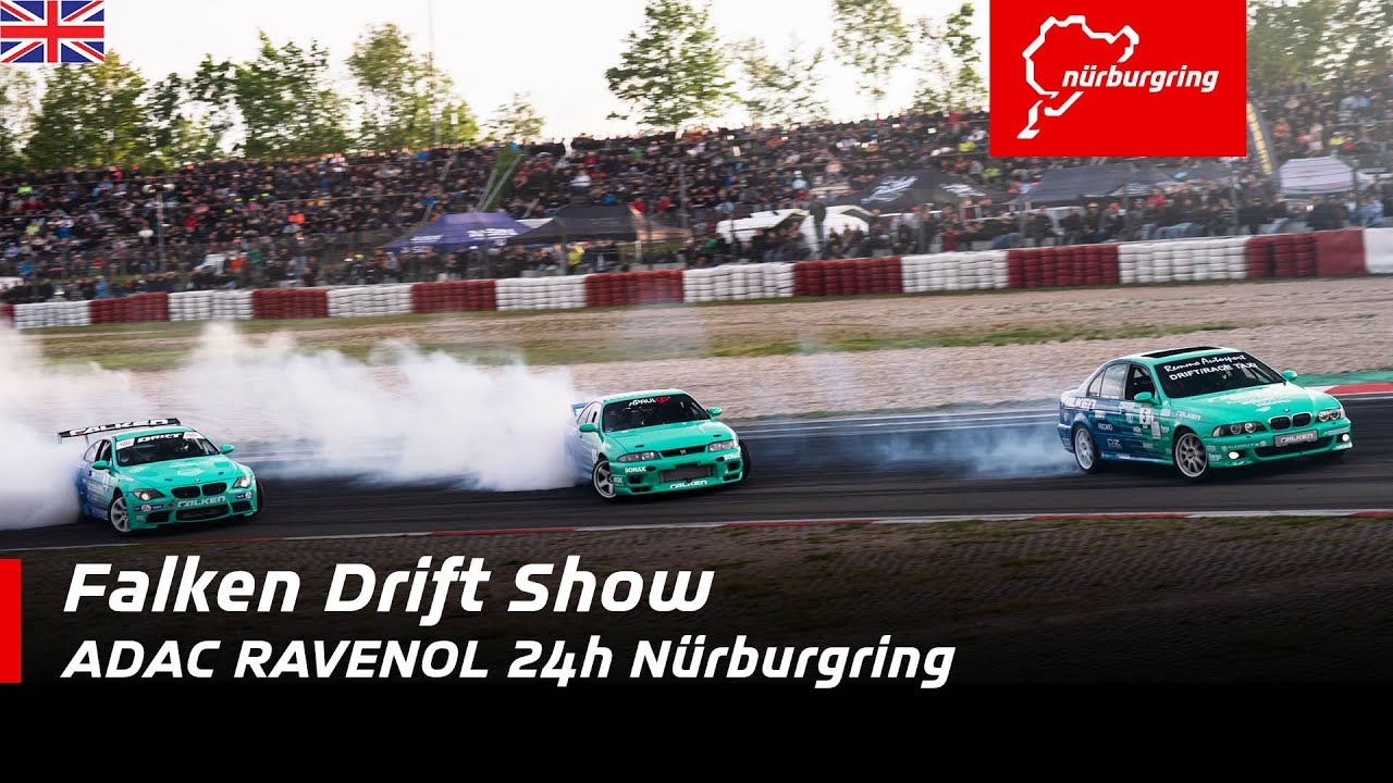 ADAC RAVENOL 24h Nürburgring | Falken Drift Show | English