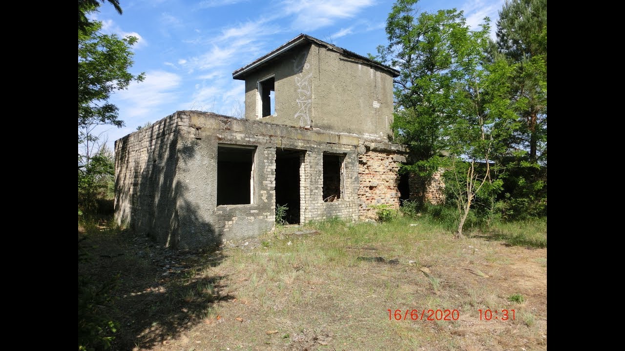 ГСВГ. Стрельбище,или огневой городок на полигоне близ  Forst Zinna,Luckenwalde.16.06.2020