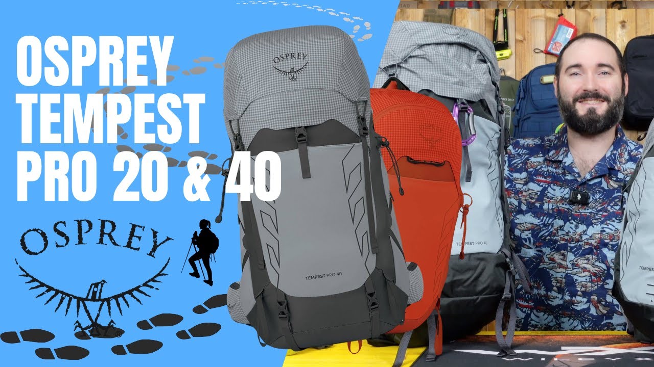 OSPREY TEMPEST PRO 20 E 40 - ZAINI DI ULTIMA GENERAZIONE - RECENSIONE COMPLETA