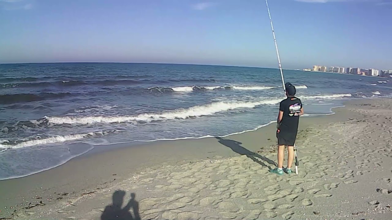 Surfcasting en la Manga, noche de sargos y una lubina como nunca imaginaria pescar.