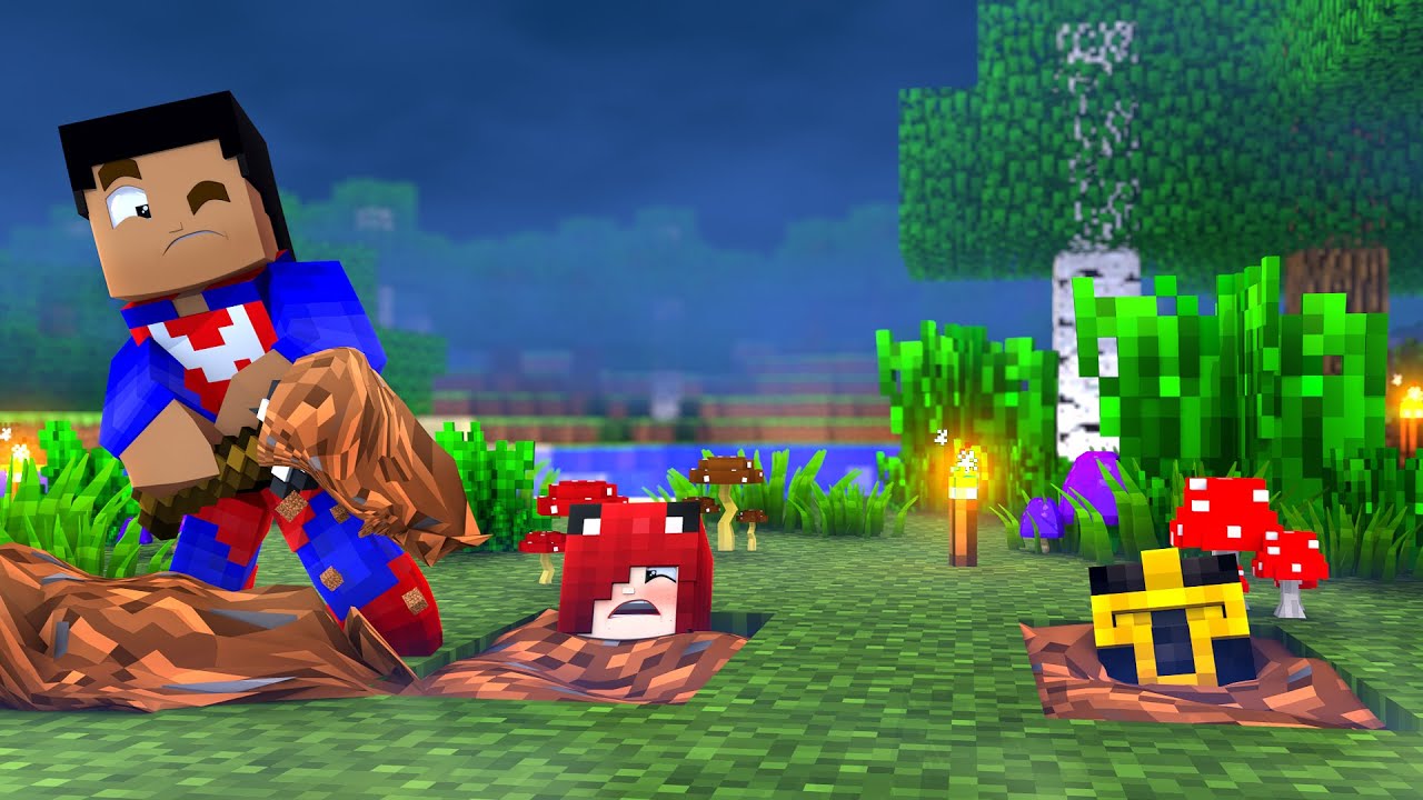 ENTIERRO VIVOS A MIS AMIGOS EN MINECRAFT TROLL 😱