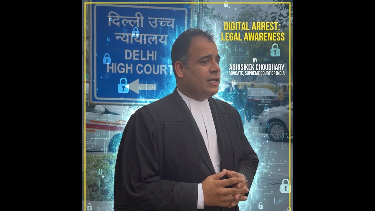 Digital Arrest Legal Awareness by Abhishek Choudhary Advocate Supreme Court of India