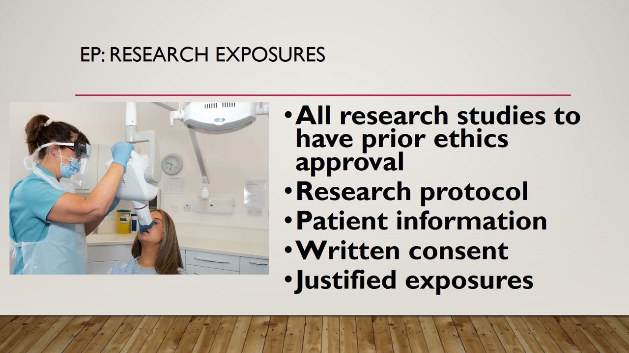 IR(ME)R dentistry - Research exposures