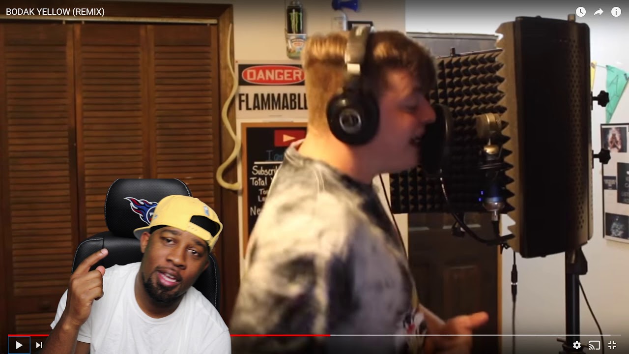 BODAK YELLOW (REMIX) | iamtherealak | Rap/Hiphop Freestyle | My Reaction