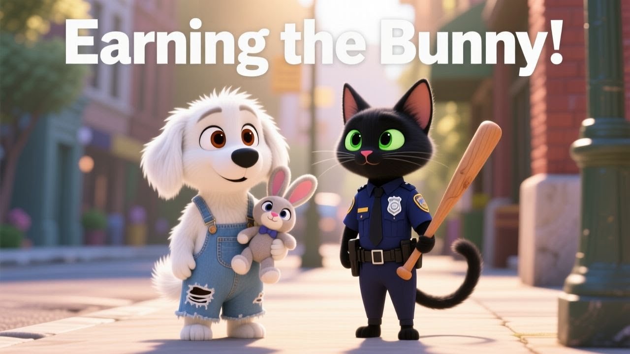 The #puppy Who Chased a #Bunny #Toy 🐶🐰 | A Heartwarming Kids Story About #Dreams