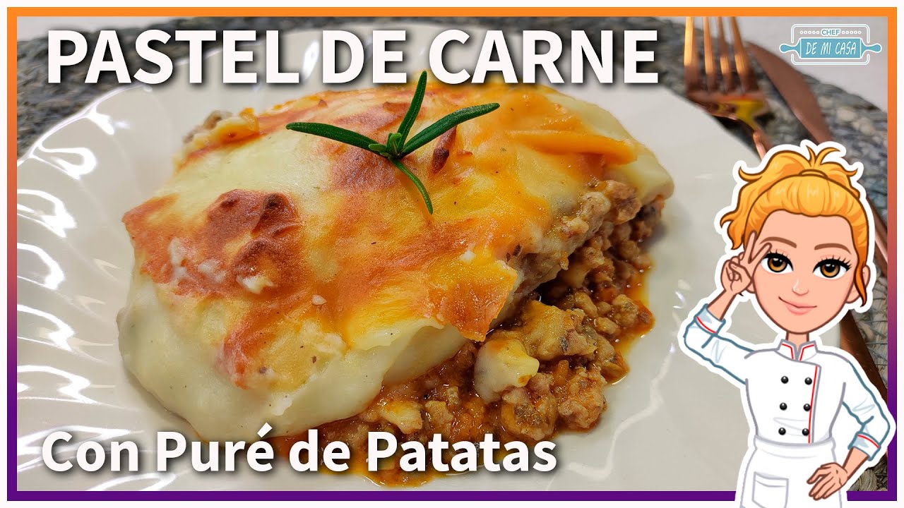 🥧 Pastel de Carne con Puré de Patatas 🥔 ¡Extremadamente DELICIOSO!!! 😋